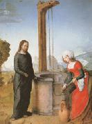 Christ and the Woman of Samaria (mk05) Juan de Flandes